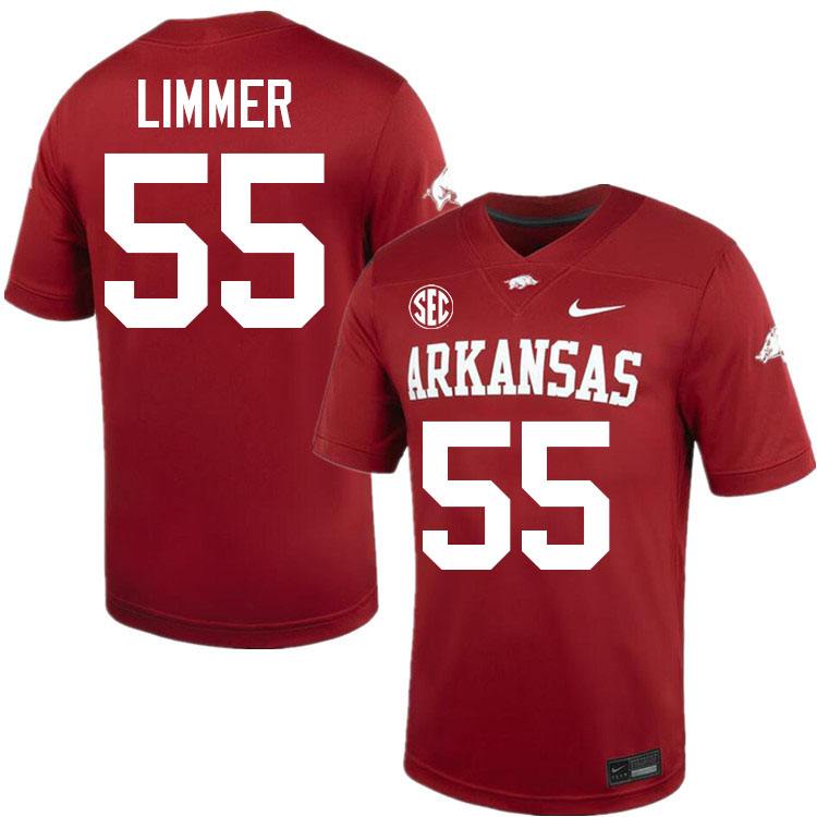 Beaux Limmer Arkansas Jersey,Arkansas Razorbacks #55 Beaux Limmer Jersey Youth College-Cardinal